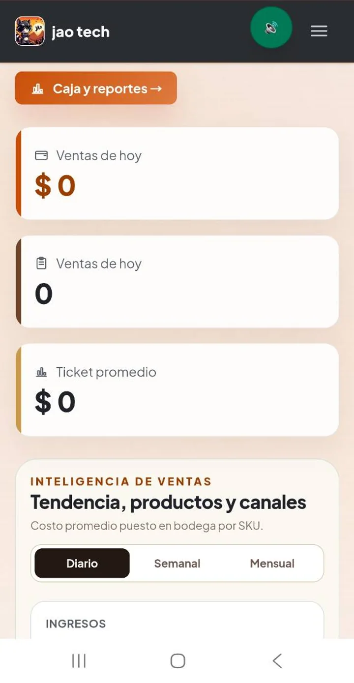 Panel móvil conectado de Vértice